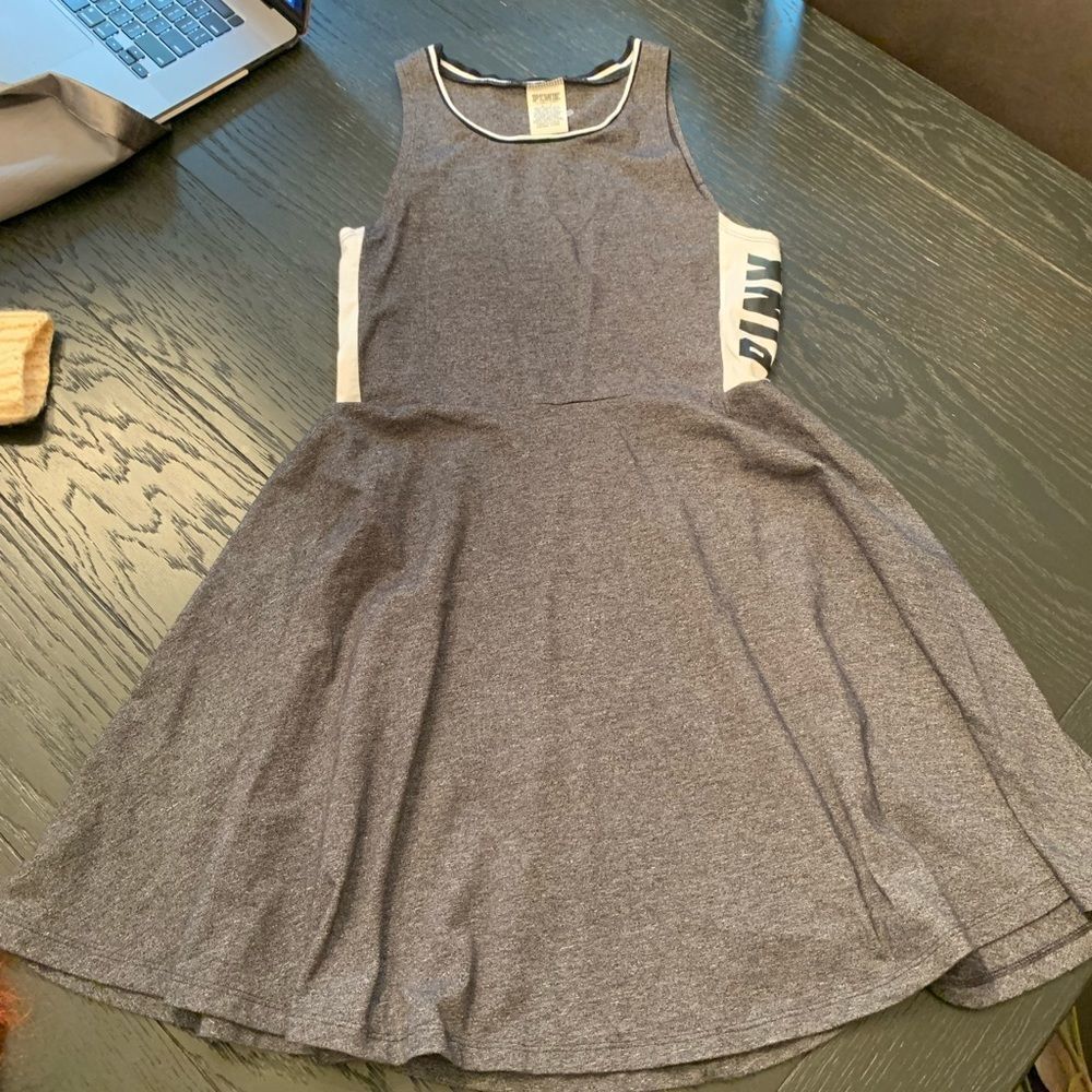Pink Victoria’s Secret Gray Tennis Dress sz S EUC